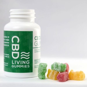 CBD Living Sour Gummies 300mg