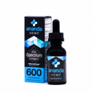 Anandahemp FULL SPECTRUM CBD OIL 600mg, PREMIUM HEMP EXTRACT